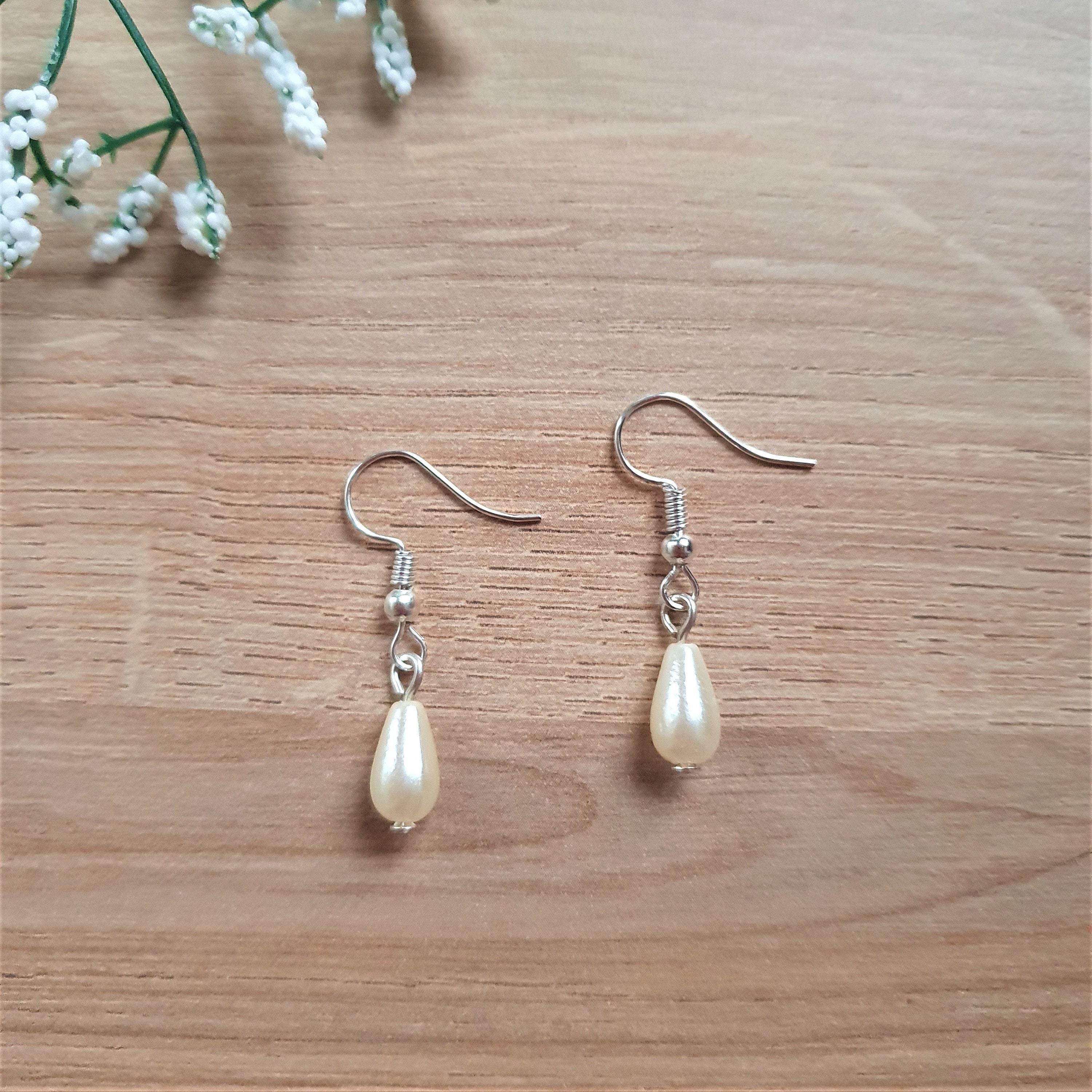 BTS テテ　AMBUSH PEARL RING EARRING CRYSTAL Drop Earrings Inspired by Bts's V (real Name Kim Taehyung), Kpop