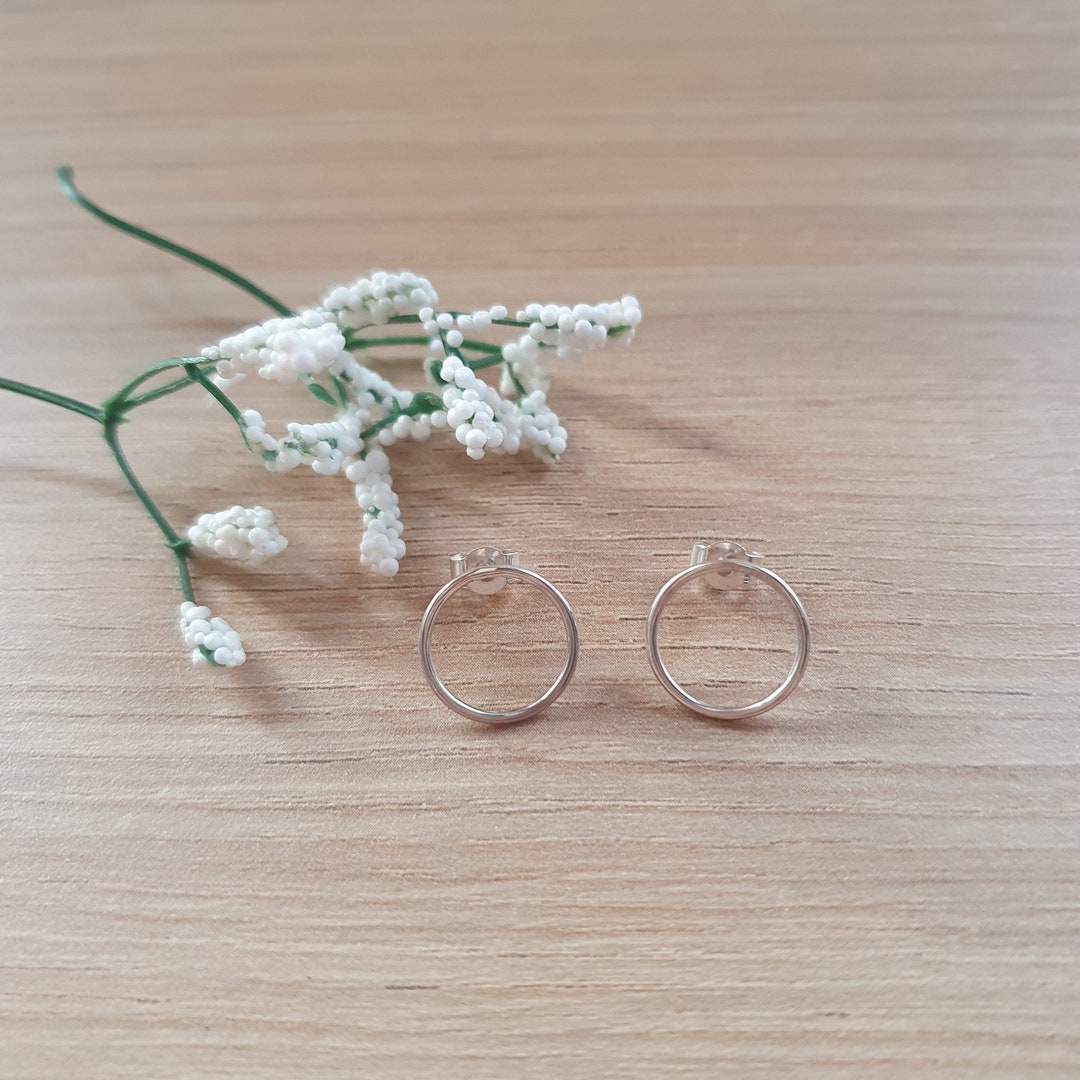 INNERDIVA Orecchini A Cerchio In Argento Per Donna. Gioielli Minimalisti A Cerchio, Eleganti E Versatili. Idea Regalo Perfetta