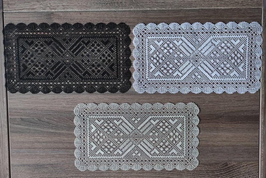 Napperon Rectangle en Dentelle 1