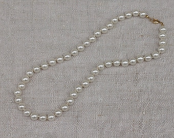 Vintage Faux Pearls Necklace / Chocker / Collier / Vintage Jewellery