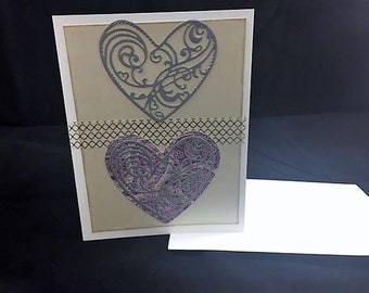 Two Hearts Greeting Card