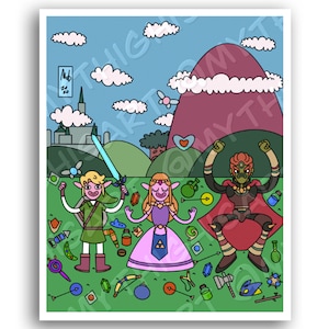 Ocarina of Time Print