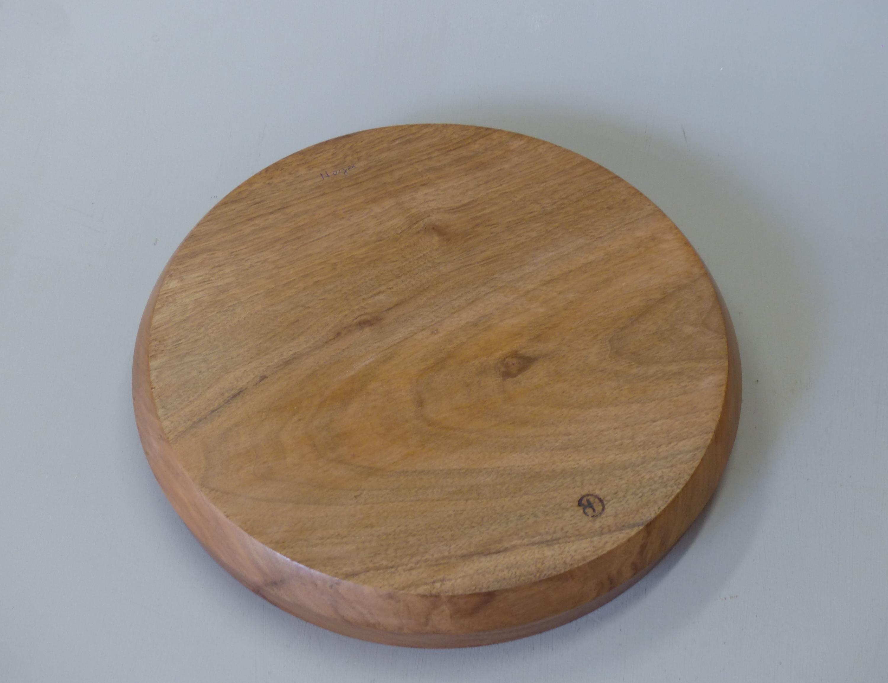 Alzata in legno, fruttiera alzata di produzione artigianale