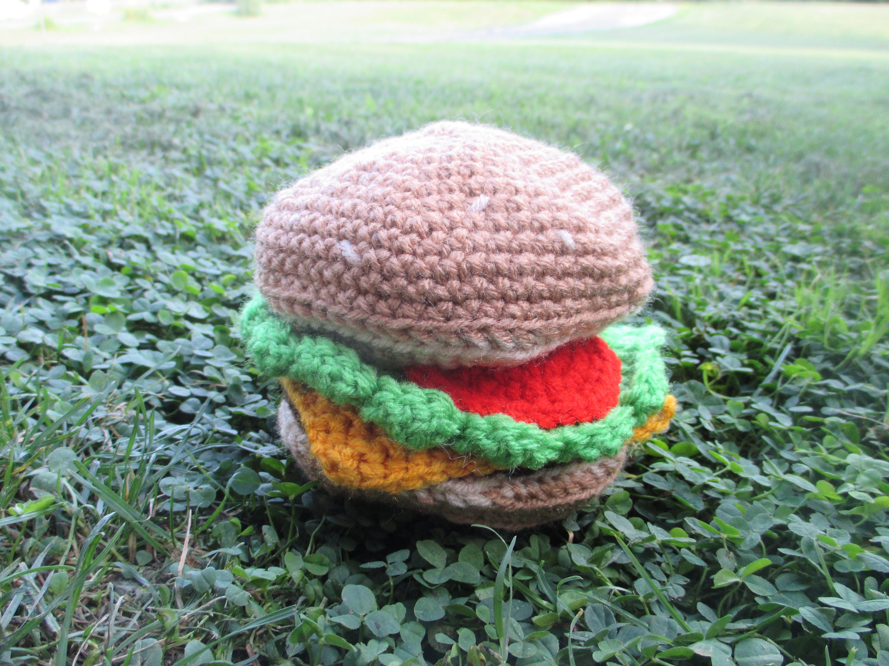 cheeseburger squeaky dog toy stuffed burger food toss Etsy