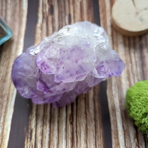 Geode Druse amethyst Brazil 232 g lithotherapy mineral crystals cabinet of curiosity collection