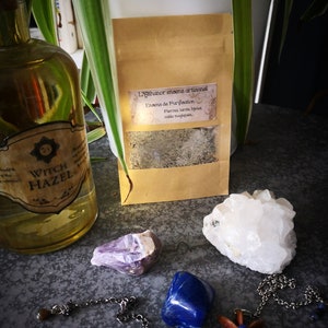 Purification and cleaning burning incense plants and resins
