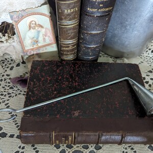 Candle snuffer antique silver metal magic ritual