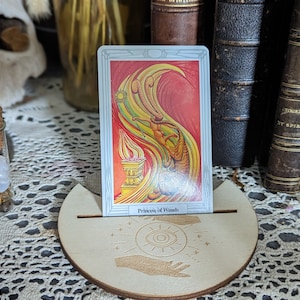 Ondersteuning voor tarotkaart, waarzeggerijondersteuning, spiritueel altaar, esoterisch altaar, helderziendheid, tarot, waarzeggerij