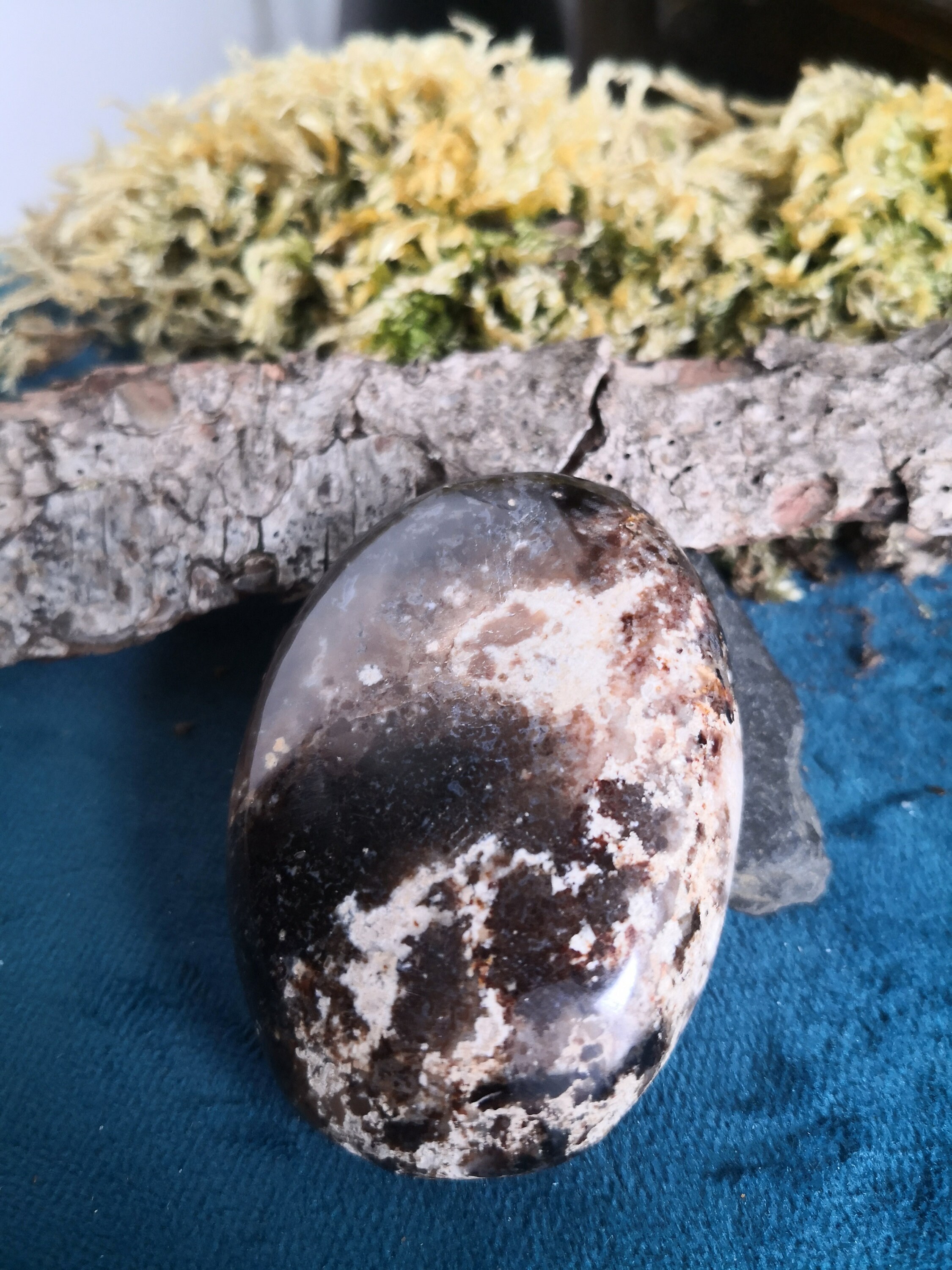 Galet Jaspe Océan Ovale Madagascar 22Gr