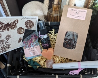 Personalized Christmas birthday gift box - A moment for yourself -