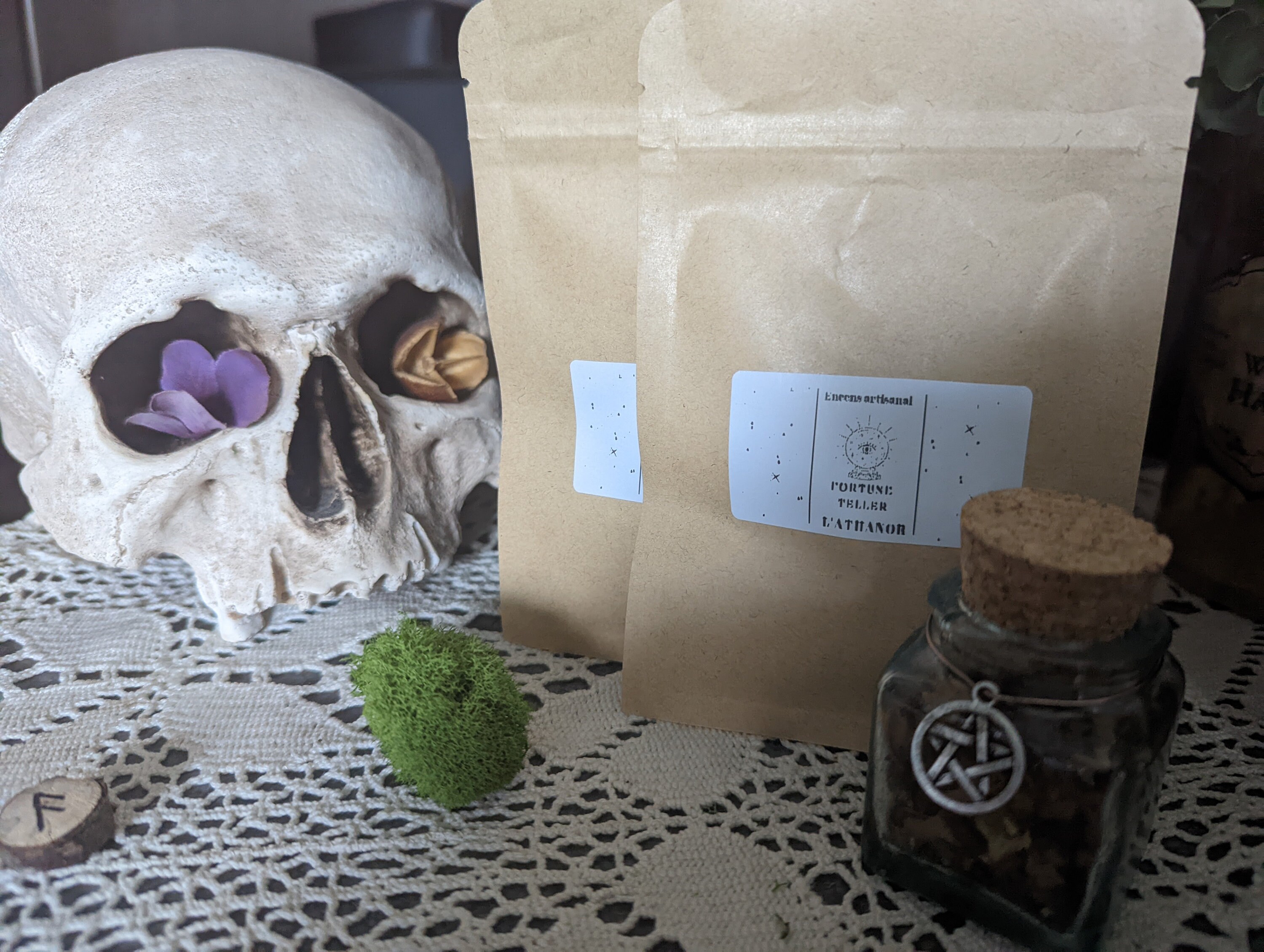 Encens Naturel Rituel Sorcellerie Diseuse de Bonne Aventure Plantes Magiques Herboriste