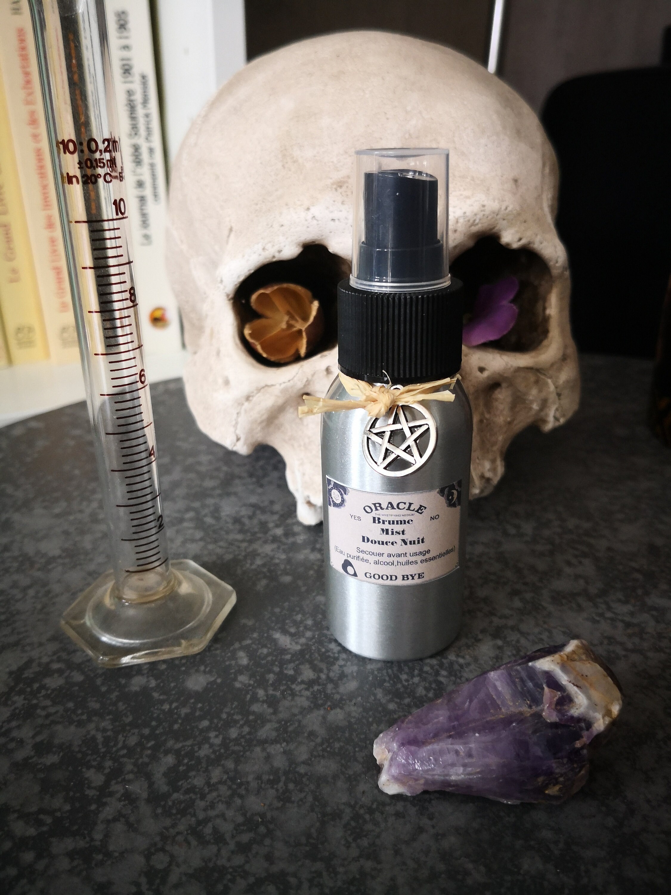 Brume d'oreiller Sommeil Spray Magique Aura Douce Nuit Sorcière