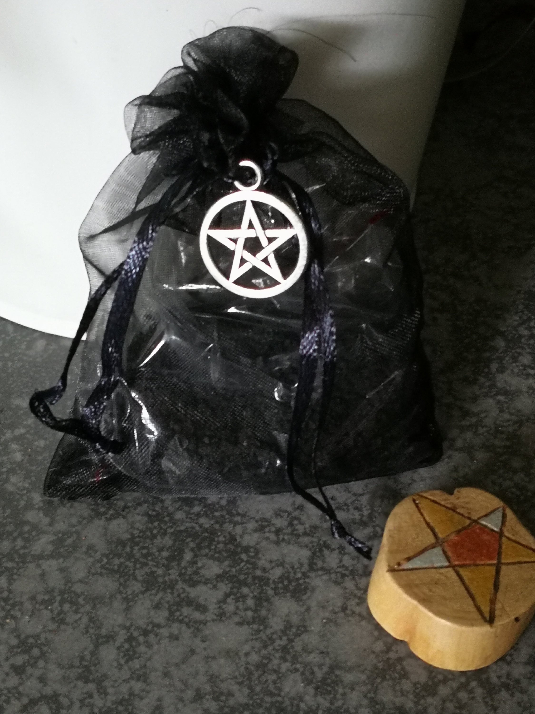 Sel Noir Sorcière, Protection Bannissement Cercle, Rituel, Magie, Hoodoo, Sorcellerie