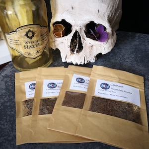 Purification and cleaning burning incense plants and resins