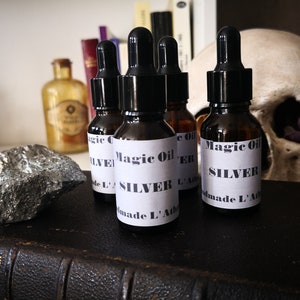 Magic oil ritual money attraction men candle incense bottle witchcraft wicca hoodoo santeria