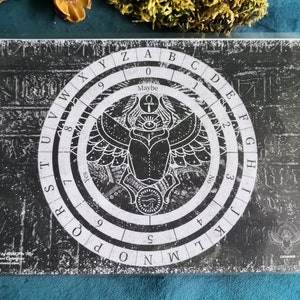 Divination board pendulum dowsing witch radionics communication