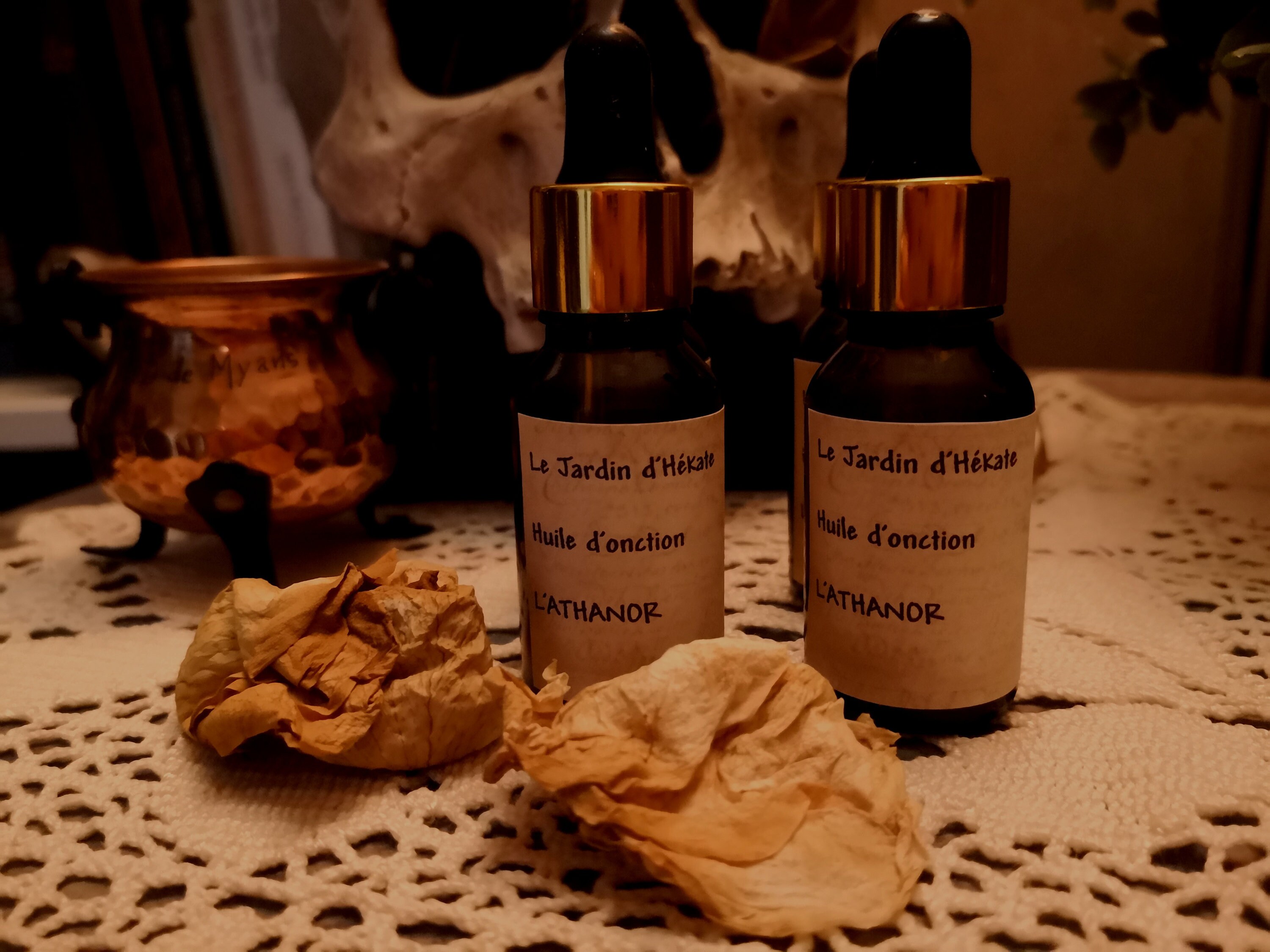 Huile Onction Magique Rituel Hékate Fiole Elixir Potion