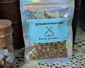 Moroccan natural incense, 7 males, for unblocking, breaking spells, removing the evil eye, success, and purification.