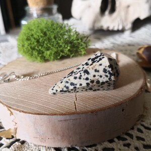Dalmatian Jasper Divination Pendulum