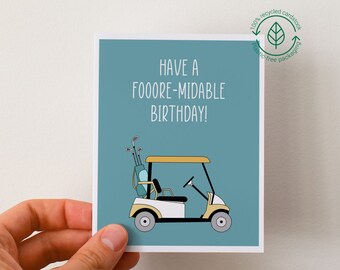 Happy Birthday Golf Etsy Canada