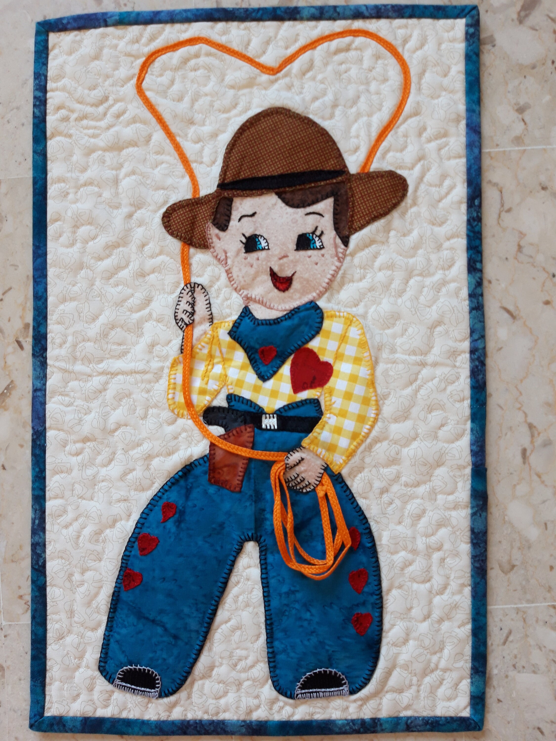 Panneau Patchwork Far-West Pour Garçon