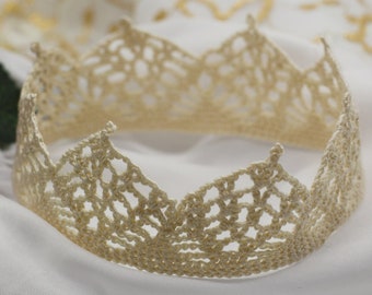 Crochet crown, photo shoot, birthday