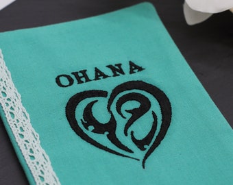 Family booklet case, adoption gift, wedding booklet