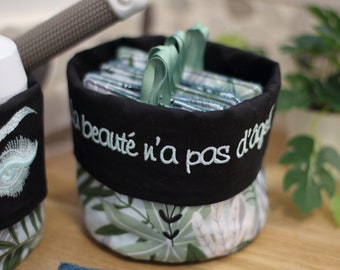 Lingettes démaquillantes visage réutilisables