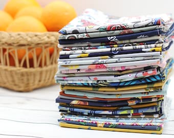 Set of child and adult napkins, printed napkins