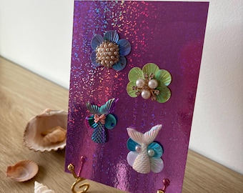 Bijoux visage sirène autocollant, Strass visage fille festival, Maquillage carnaval femme, Accessoire maquillage anniversaire enfant