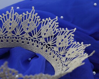Crochet crown, photo shoot, birthday party