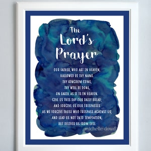 Lord&#39;s Prayer Print