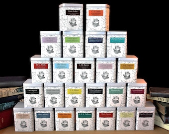 Literary Teas - Authors Gift - Tea Gift - Tea - Bookish Gift - Literary Gift - Tea Gift