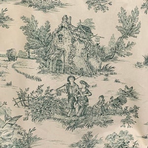 pochette zippée toile de Jouy image 5