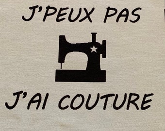 Housse de coussin ou sac cabas je peux pas j’ai couture