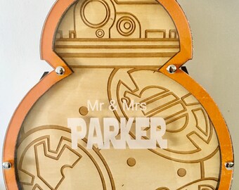 unique wedding guestbook alternative Guest Book Star Wars Droid Star wars-Inspired Star Wars BB8 Wedding Guest Book