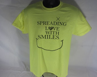 Spreading Love With Smiles  t-shirt - Size Small/Medium/Large/Extra Large