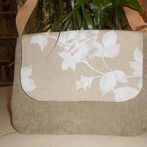 sac femme bandoulière à rabat, sac porté épaule ou en travers du torse, bandoulière réglable