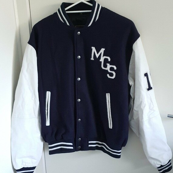 Rare vintage varsity leather jacket