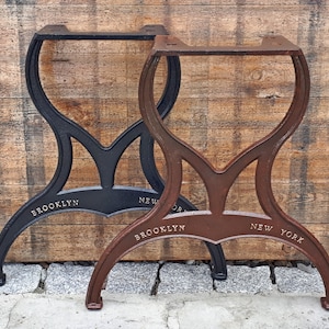 Iron Tablelegs Cast Design Industrial