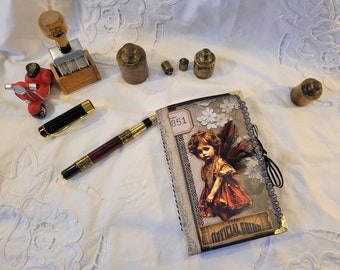 Carnet de Note Vintage  , Carnet de de Voyage , Carnet Artisanal