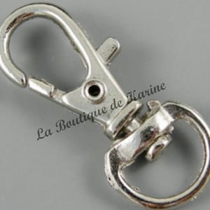 Mousqueton Porte-clés En Acier Inoxydable 304L Gris 26mm - 1 Pièce Neuf - Fabriqué Maison (Homemade)