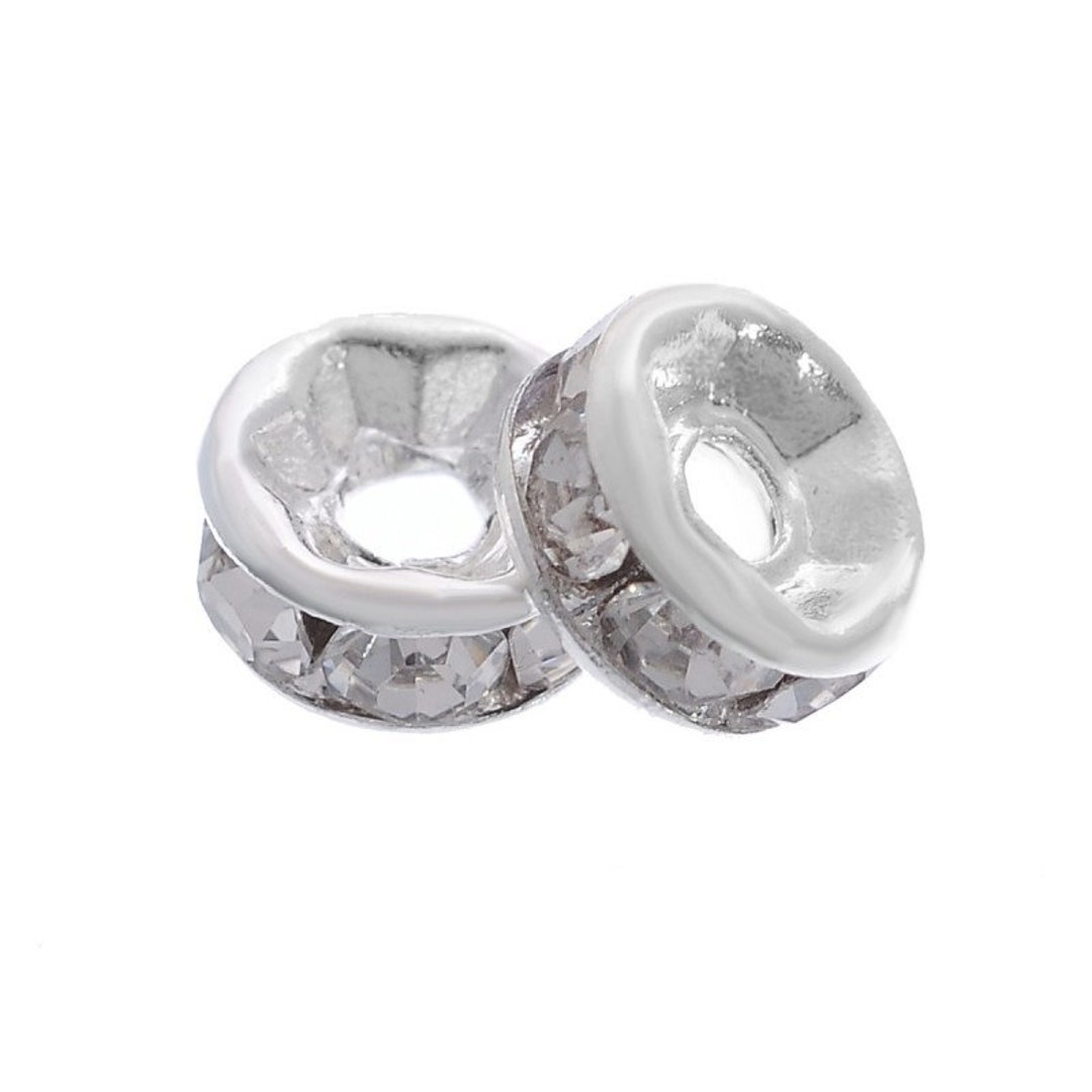 Lot De 20 Intercalaires Spacer Libellule Argenté 6.5x8 Mm - Apprêts Pour Création De Bijoux