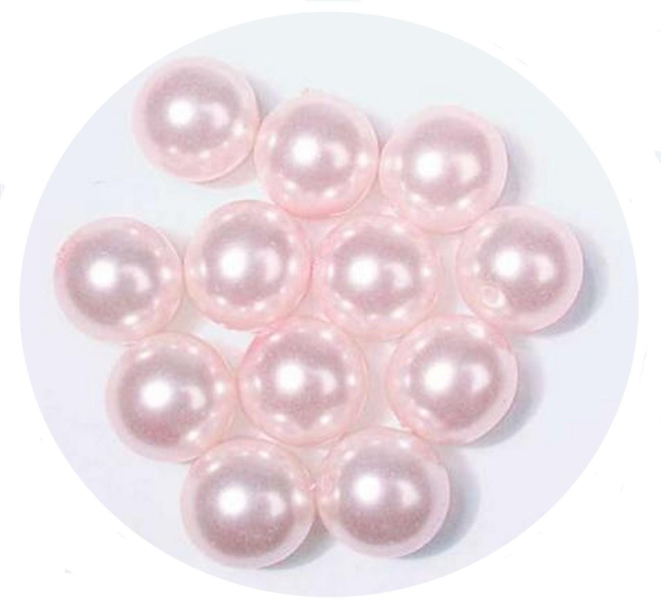 200 Perles Nacrées Acrylique Rose Pastel 6mm - Création Bijoux DIY - Neuf