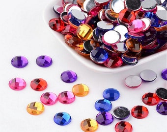 Perle Strass cabochon rond | Perle 4 mm - La Droguerie