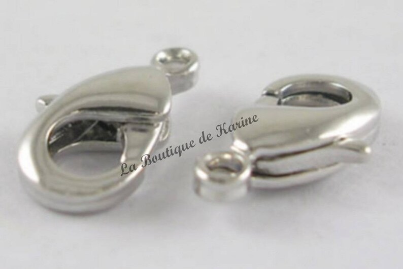 LOTE DE CIERRES 10 TOOGLE REDONDO METAL PLATEADO LA BOUTIQUE DE KARINE
