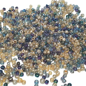 Perline di semi d'oro viola iridescente - 1000 o 2000 perline - Diametro 2 mm 12/0 - creazione di gioielli