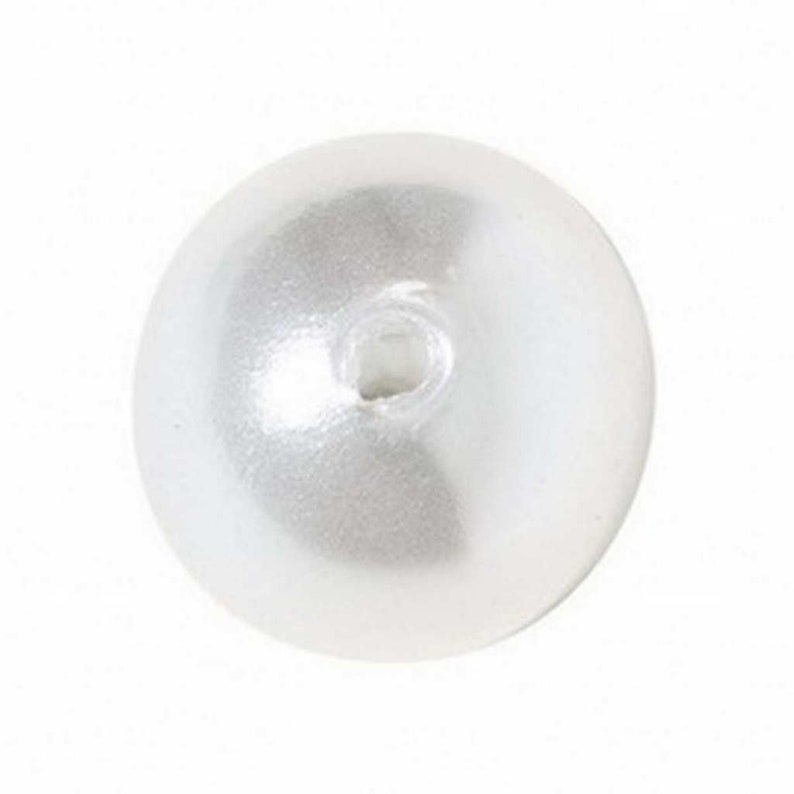 Lot De 200 PERLES NACREES Blanche ACRYLIQUE Ø 6 mm Livraison Gratuite Creation image 4