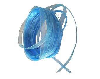 Ruban De Tulle Marine 8 Cm X 20 Mètres