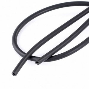 3 M di CORDONCINO IN GOMMA CAVO "buna cord" ø 2 mm nero - creazione di gioielli con perline